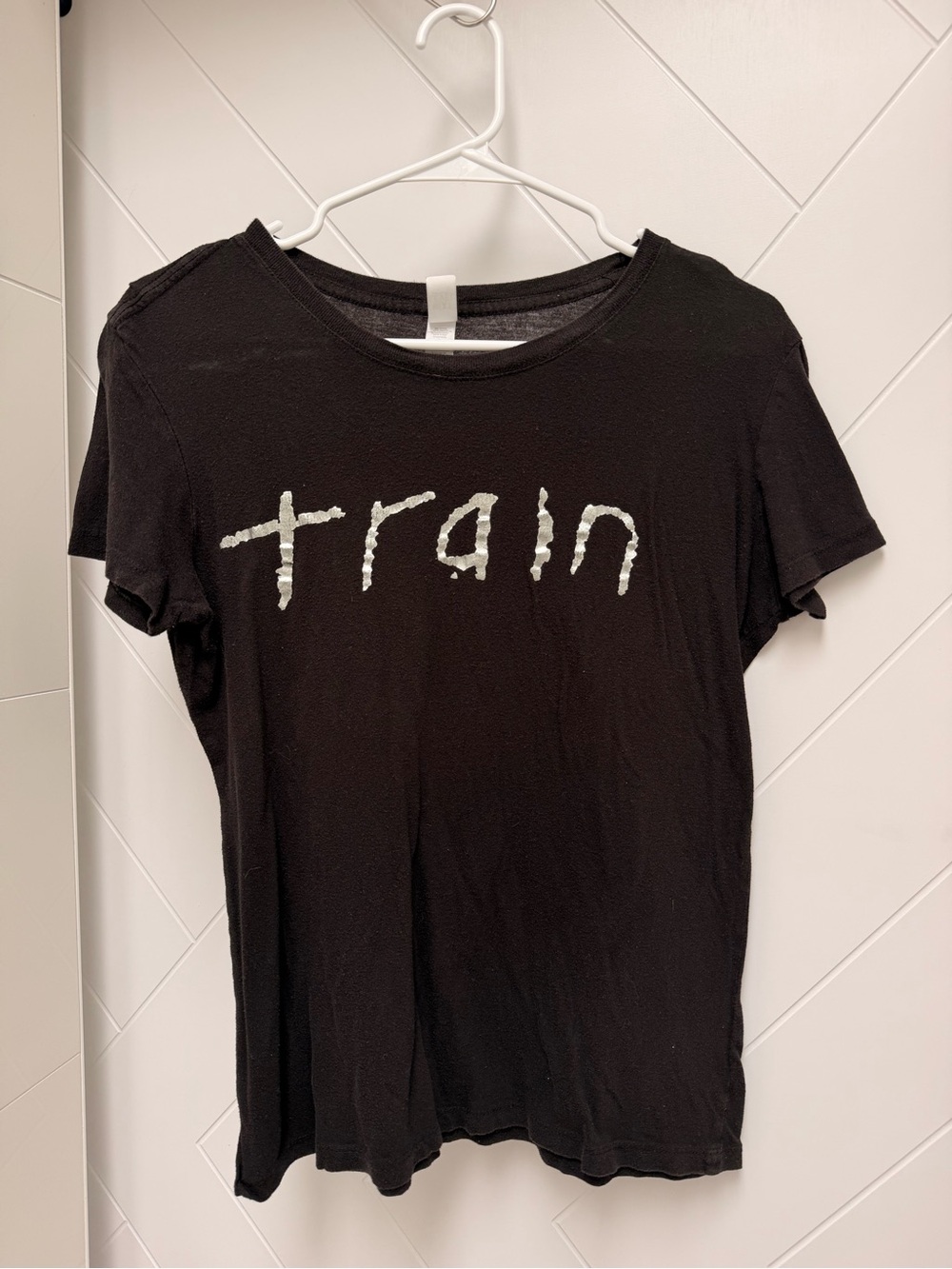 TRAIN Band Logo Black Tee